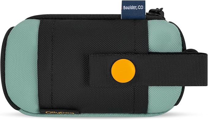OllyDog Scoop Pick Up | Dog Poop Bag Holder | Lightweight & Water-Resistant Dispenser | Leash Attachment for Hands-Free Carry | Fits Standard Waste Bag Rolls (Surf)