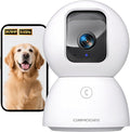 5G Security Camera Indoor, 3K Pet/Dog Camera with Speaker/Phone App, PTZ WiFi Baby Monitor Cameras for Home Security