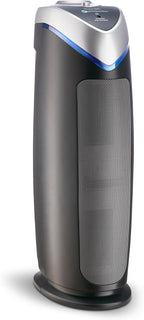 GermGuardian HEPA Air Purifier - Large Room Air Purifier for Bedroom, Office, Dorm, and Home - Filters Pet Dander, Dust, Pollen, Smoke, Scents - AC4825E - 22" Tower - Gray