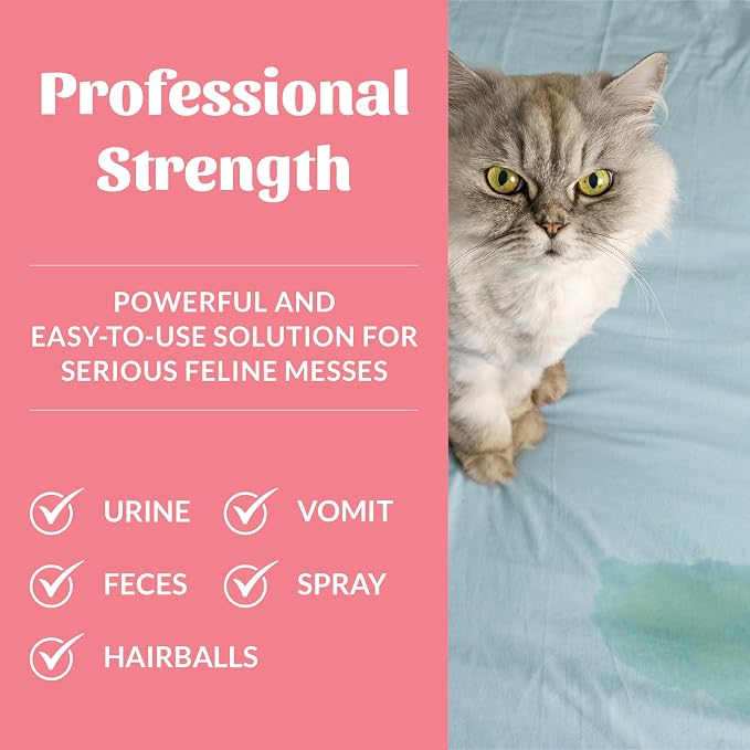 SKOUT'S HONOR Cat Urine and Odor Destroyer, 35 oz | Professional-Strength Cat Urine Odor Eliminator for Indoors, Carpets and Upholstery, Plant-Powered