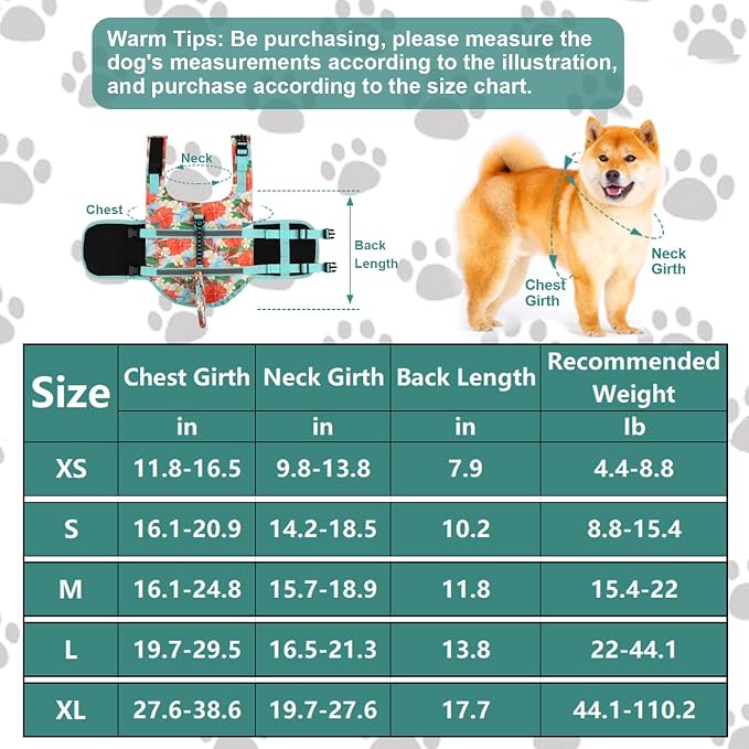 Fragralley Shark Dog Life Jacket, Adjustable Dog Life Vest with Shark Fin, Suit for Small Medium Large Dog Life Vest for Swimming, Boating, Pool, Beach