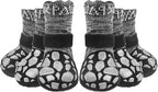 EXPAWLORER Anti Slip Dog Socks to Prevent Licking Paws,Winter Dog Boots & Paw Protectors,Dog Booties for Hardwood Floors with Grippers,Dog Shoes for Hot/Cold Pavement Small Medium Large Senior Dog