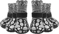 EXPAWLORER Anti Slip Dog Socks to Prevent Licking Paws,Winter Dog Boots & Paw Protectors,Dog Booties for Hardwood Floors with Grippers,Dog Shoes for Hot/Cold Pavement Small Medium Large Senior Dog