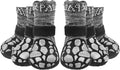 EXPAWLORER Anti Slip Dog Socks to Prevent Licking Paws,Winter Dog Boots & Paw Protectors,Dog Booties for Hardwood Floors with Grippers,Dog Shoes for Hot/Cold Pavement Small Medium Large Senior Dog