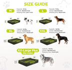 Orthopedic Dog Bed for Medium Large Size Dogs, Memory Foam Pet Couch Sofa with Washable Removable Bolster Cover, 30 x 20