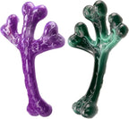 Frienhund 2-Pack Indestructible Dog Chew Toys for Aggressive Chewers | Textured Cactus with Grooves for Peanut Butter & Yogurt, Beef Nylon Bones for Large Dogs 20-90 lbs, Easy Chew & Long Lasting