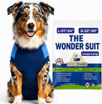 Surgi Snuggly Dog Surgery Recovery Suit – Dog Onesie for Post Surgery Recovery, Female Spay & Male Neuter – Surgical Suit for Dogs, E-Collar Cone Alternative, Double Blue - Large Long - 21" - 24" (EC)