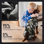 FUAMEY Dog Surgery Recovery Suit, Soft Breathable Neuter Suit for Male Dogs | Post Neuter Surgery Suit, Alternative to Cone of Shame, Wound Care for Dogs, Anti-lick Dog Recovery Suit Camouflage L