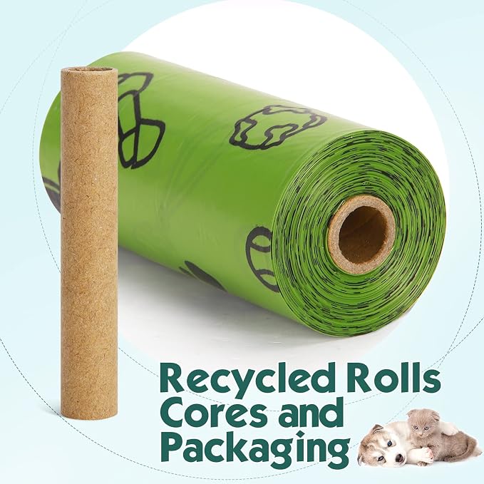 1080 Dog Poop Bags Bulk Value Pack, Strong Leak-Proof Doggie Bags for Poop, Dog Waste Bag Refill Rolls for Dogs(Scented)