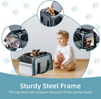 Cat Dog Airline Approved Expandable Pet Carrier for Small Pets | Removable Pad, Pockets, TSA Compliant, Soft-Sided, Breathable Mesh Window