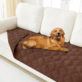 Smiry Waterproof Dog Bed Cover, Reversible Pet Blanket for Sofa Couch | Soft Washable Dog Blanket, Leakproof Couch Cover for Dogs Cats & Furniture Protection, 40x80, Brown/Brown