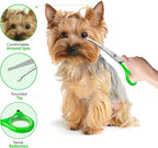 Rounded dog grooming scissors Professional - Sharp Stainless Steel Blades with Colorful Handles, Safe - Easy, Long Lasting grooming scissors for dogs at home (Curved Scissors)