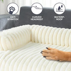 Dog Couch Bed, Couch Cover for Dogs Washable, Dog Bed for Couch(White, L) | Dog Bed for Couch, Removable Couch Cover for Dogs Washable, Pet Bed Mats for Couch, Pet Couch Covers for Sofa