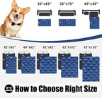 Smiry Waterproof Dog Bed Cover Blanket, Reversible Pet Blanket | Soft Reversible, Washable Leakproof Cats Dogs Couch Cover for Sofa, Couch, Furniture (82x120 Inch)