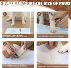 EXPAWLORER 6Pcs Anti Slip Dog Socks to Prevent Licking Paws, Dog Shoes for Hot Pavement Double Sides Dog Boots & Paw Protectors Booties for Hardwood Floors with Grip Small Medium Large Senior Dogs, XS