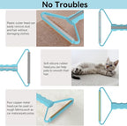 Lint Remover, Pet Hair Remover, Carpet Rake for Dog Cat Fur Removal 1 PCS | Dual Use Lint Brush & Shaver, Pet Hair Removal Tool, Cleans Car Mat Couch Pet Bed Furniture Rug, Removes Pet Fur Quickly