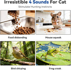 Interactive Cat Toy for Indoor Cats, Motion Activated Ball &7-Hole Maze Mat | Hide and Seek Exercise Game for Indoor Cats, Automatic Moving Cat Ball in Pouch, Rechargeable Kitten Toys (Starry Night)