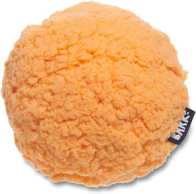 Barkbox Cheeze Brawl Super Chewer Plush Toy with Hard Core Center, Large | with Hard Core Center