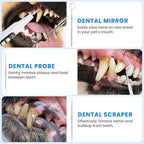 Dog Plaque Remover for Teeth,with UV Sanitizing Chamber | Stores & Sanitizes Metal Tips After Use,6 Cleaning Modes for Different Needs,dog teeth cleaning,plaque remover for teeth