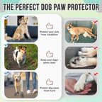 SlowTon Dog Shoes for Large Small Medium Dogs - Breathable Dog Boots for Summer Hot Pavement, Paw Protector for Outdoor Walking Winter Snow, Anti-Slip Rubber Dog Booties for Hardwood Floor (Gray, 3)