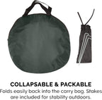 Furhaven Portable Dog Playpen Cat Tent, Pet playground,Kennel foldable indoor outdoor zippered puppy crate - Hunter Green, Large