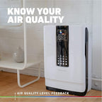 HATHASPACE HSP001 True HEPA Air Purifier | True HEPA Air Purifier for Home - Removes 99.9% of Dust, Smoke, Pet Dander & Odors, Covers Up to 700 Sq Ft