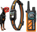 2 in 1 Dog Bark and Shock Collar - 4500FT Anti Bark Dog Training Collar with Remote, 3 Training Modes (Tone, Vibration, Safe Shock), IP67 Waterproof, Portable Training Collar for 5-120lbs Dogs