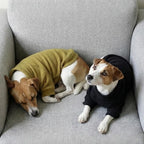 Fitwarm 3 Pack Classic Fleece Dog Sweater, Winter Clothes for Small Dogs Boy Girl, Turtleneck Dog Sweatshirt, Pet Pullover Jumper, Cat Apparel, Black, Olive Green, Cream, XXL