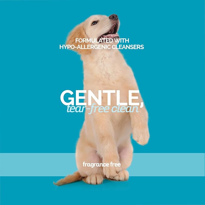 Bark2Basics Sensi-Skin Hypoallergenic Dog Shampoo, 1 Gallon, All Natural Ingredients, Sensitive Skin Pet Shampoo, Gentle, No Fragrance, Non-Irritating, For Dogs with Allergies and Dry, Itchy Skin | 16:1 Concentrate Makes 16 Gallons; Fragrance Free, Tea...
