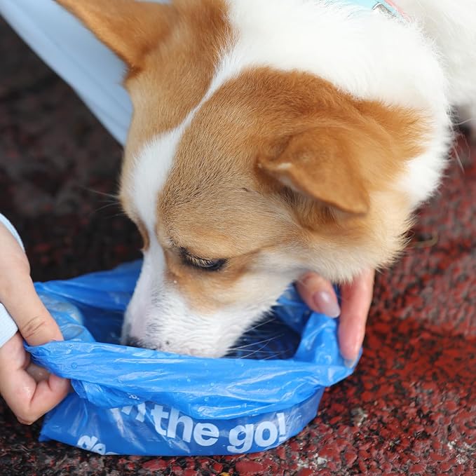 Deo Doo Dog Poop Bags with Handles, 360 Counts, 30 Refill Rolls | Iris Scented, Extra Thick Leak Proof, Easy-Tie Design for Multi-Pet Waste and Cat Litter Cleanup