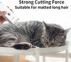 Handy Pet Hair Trimmers Recommended By The Vet,Super Quiet Long Lasting Powerful Dog Clippers(Waterproof USB Rechargeable Grooming Shavers for Dogs and Cats with Matted Coats) Green