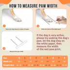 SlowTon Dog Shoes for Large Small Medium Dogs - Breathable Dog Boots for Summer Hot Pavement, Paw Protector for Outdoor Walking Winter Snow, Anti-Slip Rubber Dog Booties for Hardwood Floor (LBR, 5)