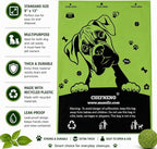 Dog Poop Bags One Big Roll (600 ct.) Doggy Poop Bags Pet Waste Pickup Bag Cat Waste Disposal Bags (1 Roll, 600 Bags)