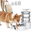 RIZZARI 6.5L Stainless Steel Dog Water Dispenser:Anti Spill for Medium Dogs | Stainless Steel Bowl / No Electricity / Gravity Auto Refill / Stable Base / Easy Cleaning / Home Use