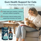 Oral Health for Cats, Cat Gingivitis Treatment, Reduce Gum Inflammation, Redness & Pain, Combats Gum Disease, Natural Plant-Based Active Formula, Cat Oral Care, Gums Health Treatment, 60ml