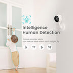 litokam Indoor Camera, Cameras for Home Security with Night Vision, Pet Camera with Phone App, 2K Indoor Security Camera, Motion Detection, 2-Way Audio, WiFi Camera Home Camera Compatible with Alexa