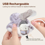 Potaroma Cat Toys Flapping Bird (No Flying), Lifelike Sandpiper Chirp Tweet, Rechargeable Touch Activated Kitten Toy Interactive Cat Exercise Toys for All Breeds Cat Kicker Catnip Toys 4.0" | Lifelike Sandpiper Chirp, Touch Activated, Rechargeable Kitt...
