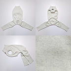 D Doggy Star Italian Greyhound Clothes High-Stretch Sleeveless Onesie for Styling (L,Coordi Otameal)