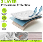 Leader Accessories Waterproof Towel Car Seat Cover, Front Bucket, White | Universal Non-Slip, Fits Car Truck SUV, Machine Washable, For Dog & Kid, Pets, Yoga, Gym, Beach, Swimming, Outdoor Sports