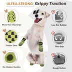 Anti Slip Dog Socks to Prevent Licking Paws, Dog Shoes for Hot/Cold Pavement, Dog Boots on Hardwood Floors, Traction Control Dog Booties & Paw Protectors for Small Medium Large Senior Dogs