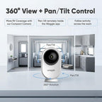 Waggle RV Mini Camera - 1080p HD Wireless Security Camera for RVs – Built-in SD Card (128GB), 2-Way Audio, Night Vision & Motion Detection - Ideal for Indoor Use - WiFi & Subscription Required