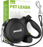 Pecute Retractable Dog Leash 26ft with Chew Proof Extender for 33-110 lbs | Heavy Duty Dog Leash Retractable for Large Biter with Poop Bag Holder, Anti-Slip Grip, Reflective, 360° Tangle-free
