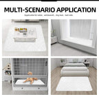 Easy-Going Sectional Couch Covers for Dogs L Shape Sofa Cover Reversible Sofa Slipcover Chaise Lounge Cover Furniture Protector Cover for Pets Dog Cat (42 x 68 inches, White/White) | Soft Sofa Slipcover For Dogs, Fits Left/Right Chaise Lounge Protector...