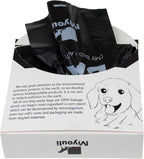 300 Counts Extra Thick Dog Poop Bags With Handles | Perfect Size for Any Dog,Hides Mess, Bio Cornstarch Blend, Leak-proof,Ocean Scented,Cat Litter Disposal Bags