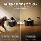 Cordless Cat Water Fountain, Battery Operated, Silver 6 Filters 78oz | Stainless Steel Tray, Rechargeable 4000mAh, Wireless, Motion Sensor, Quiet Pump, Locking Lid, Pet Fountain, 6 Filters