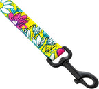 Wolfgang Heavy Duty Dog Leash, Pull-Tested for Walking & Training, LazyDaisy Print, Dual Handle Large