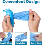 Dog Poop Bags Rolls 240 Count– Leakproof 4 Color for Mess-Free Pickup | Unscented Thick Pet Waste Bags with Dispenser for Clean Hands During Daily Walks Parks Sidewalks and Backyard Cleanup