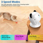 Sofolor Laser Cat Toys for Indoor Cats, Automatic Cat Laser Toy with Random Trajectory, Suction Cup Design, Run Quiet, USB Rechargeable
