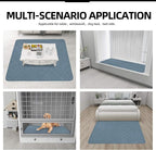 Easy-Going Sectional Couch Covers for Dogs L Shape Sofa Cover Reversible Sofa Slipcover Chaise Lounge Cover Furniture Protector Cover for Pets Dog Cat (42 x 52 inches, Light Blue/Light Blue) | Soft Sofa Slipcover For Dogs, Fits Left/Right Chaise Lounge...