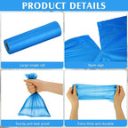 Harloon 6000 Counts Dog Poop Waste Bags Bulk, 30 Rolls Pet Waste Bags, Extra Thick Strong Leak Proof, for Walking, Travel, Park, Puppy Cleanup,Universal Doggy Rolls Waste-Box(Bule,12 x 8 Inches)